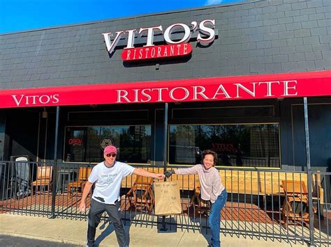 Vito's restaurant - You never know what you're going to get when you try a small, local pizza joint - Vito's didn't disappoint! Helpful 1. Helpful 2. Thanks 0. Thanks 1. Love this 1. Love this 2. Oh no 0. Oh no 1. Julie W. Lynchburg, VA. 0. 69. Apr 22, 2023. The pizza was SO good! Thin and crunchy just like New Jersey! The wait staff couldn't have been nicer and ...